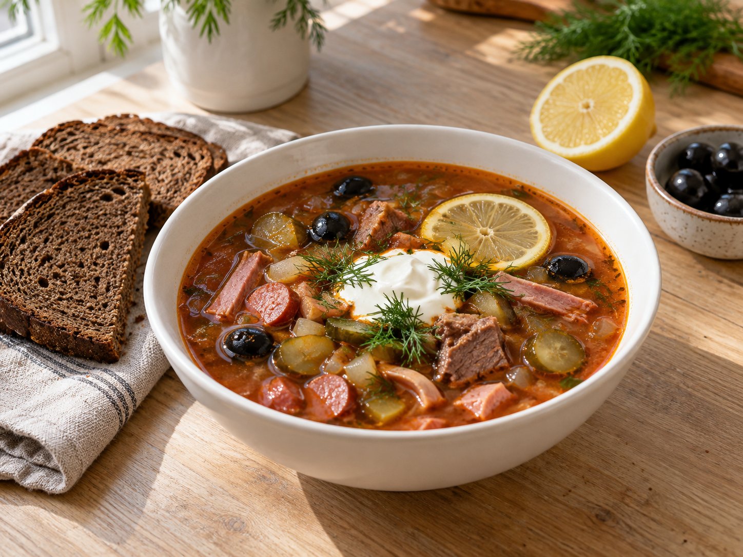 Солянка сборная мясная